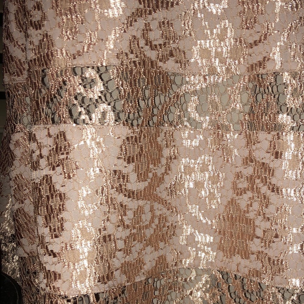 NEW Kay Unger New York Lace Overlay Dress  Sz16 - Picture 4 of 8